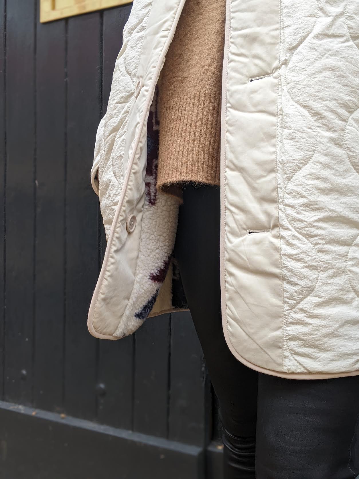 Isabel Marant Etoile - Himemma Ecru Reversible Fleece Jacket - 32 The Guild