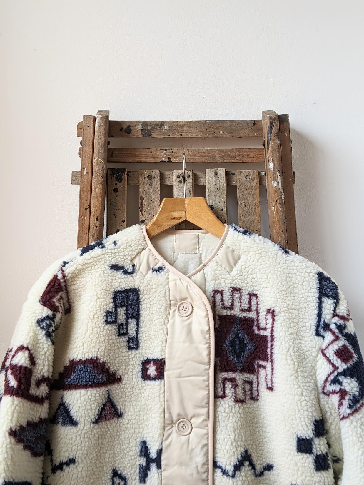 Isabel Marant Etoile - Himemma Ecru Reversible Fleece Jacket - 32 The Guild
