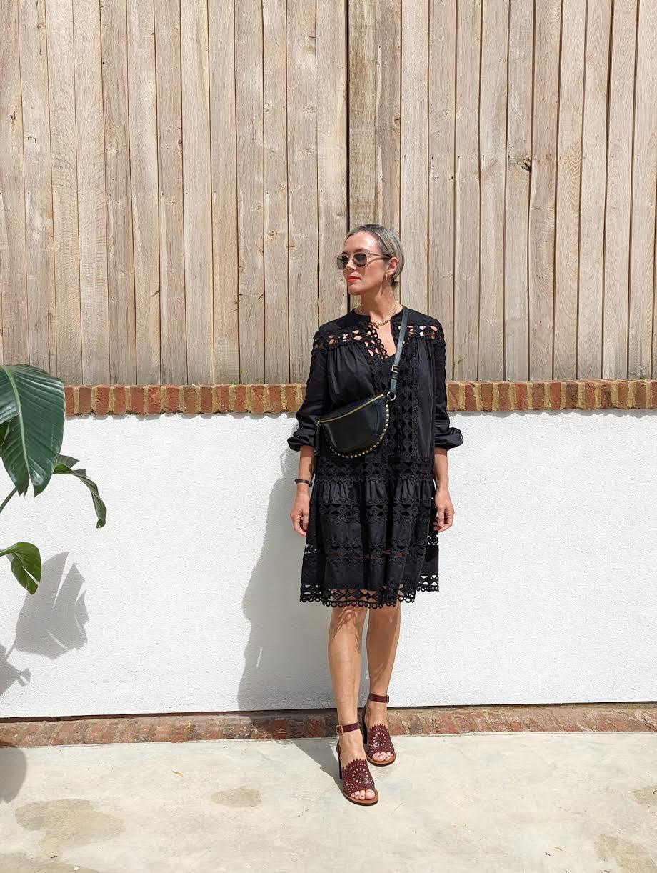 Devotion Twins - Ikaria Black Midi-Dress - 32 The Guild