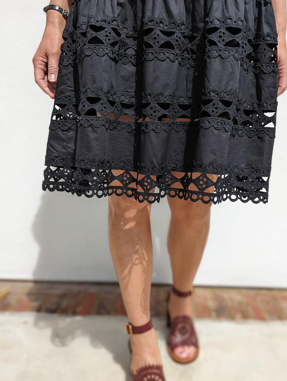 Devotion Twins - Ikaria Black Midi-Dress - 32 The Guild