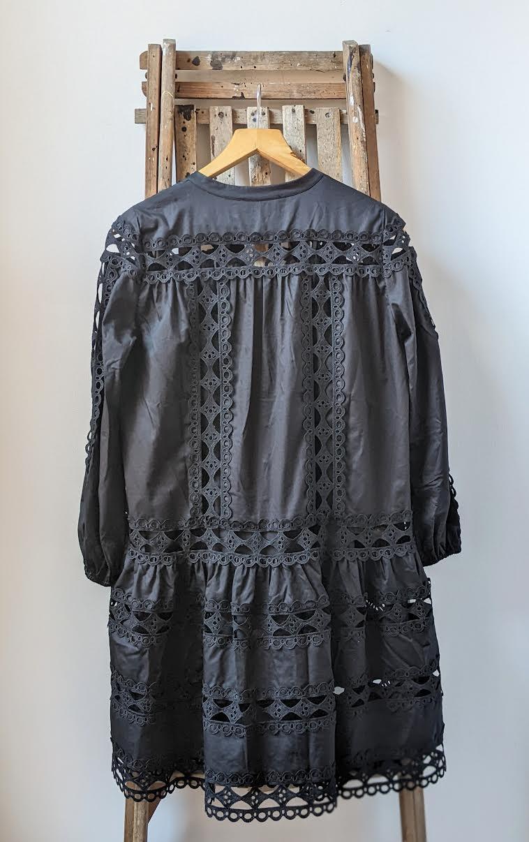Devotion Twins - Ikaria Black Midi-Dress - 32 The Guild