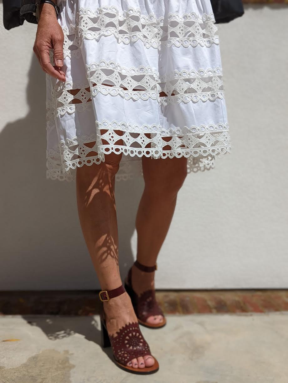 Devotion Twins - Ikaria White Midi-Dress - 32 The Guild