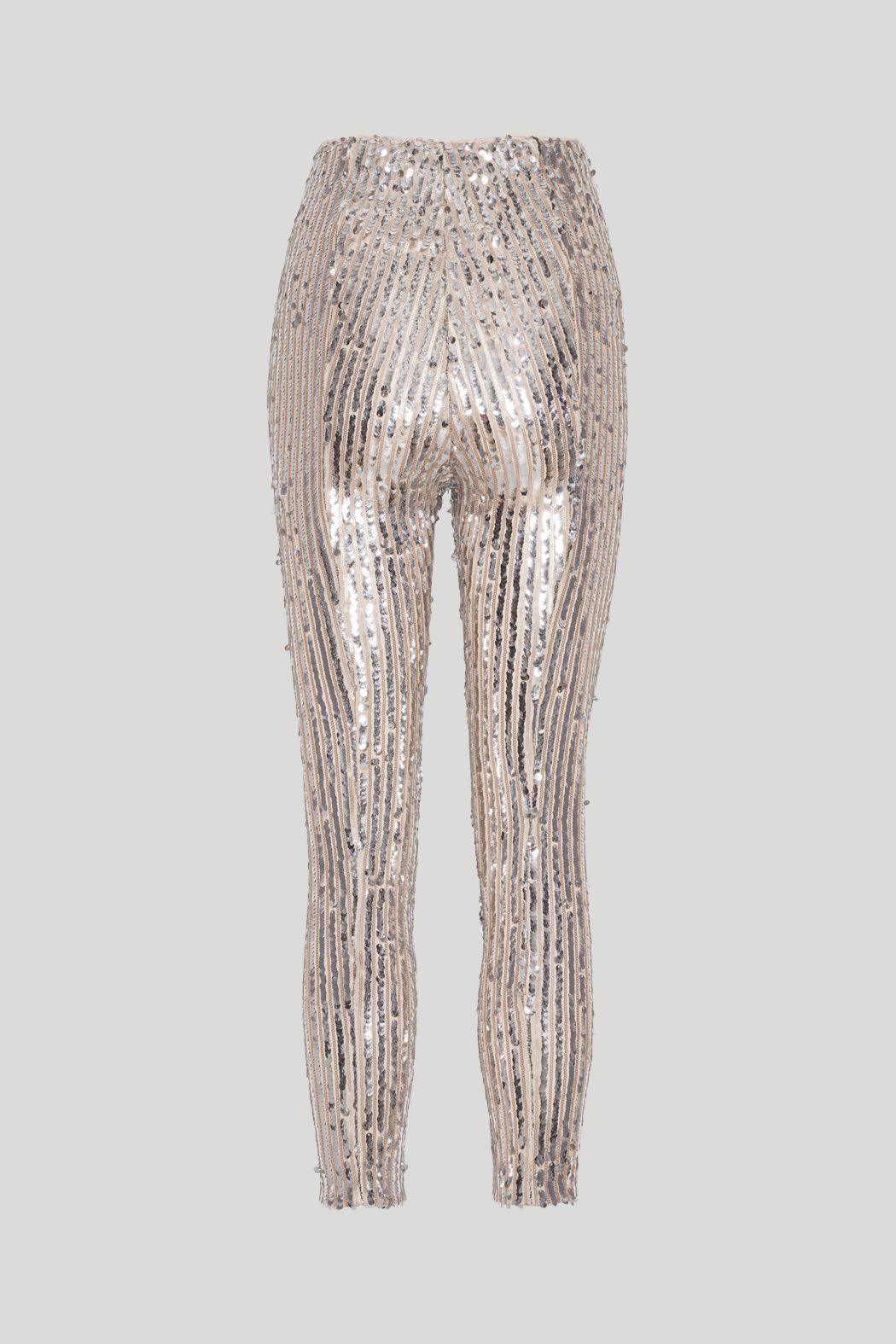 Rotate Remain - Jean Silver Sequin Leggings - 32 The Guild