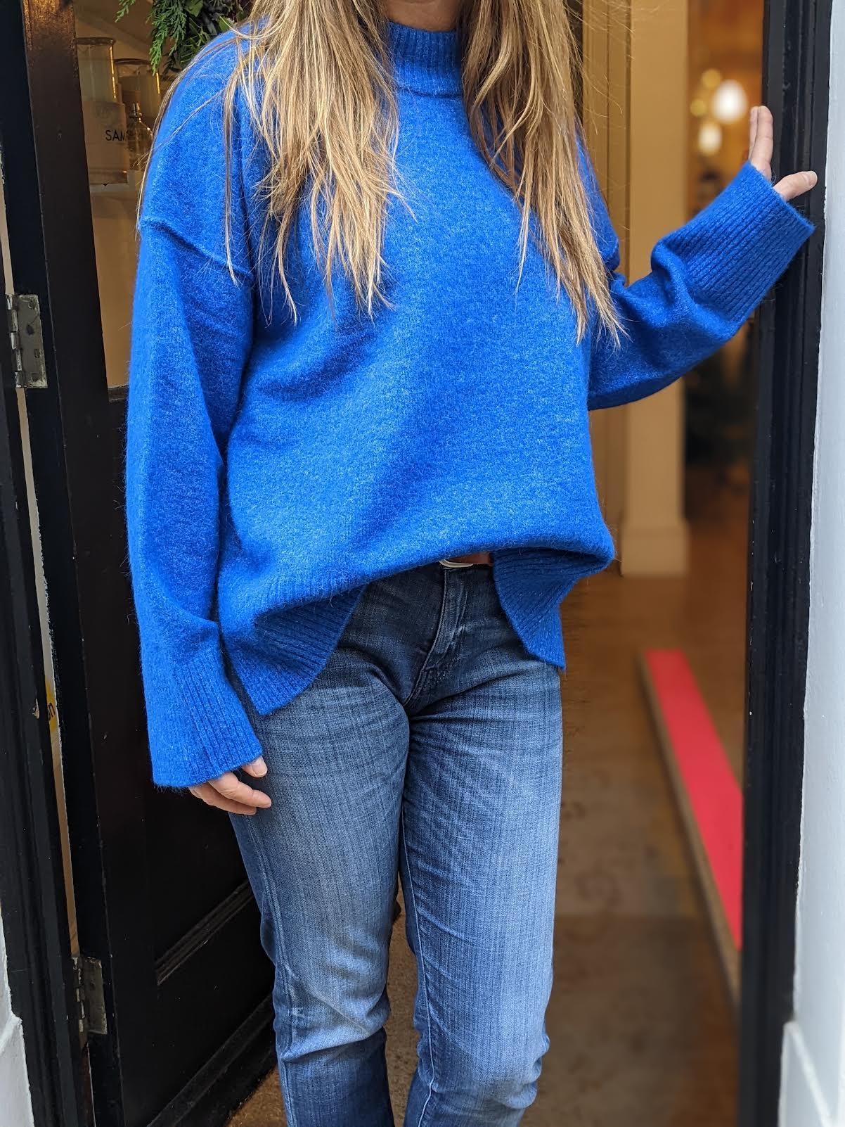 DAY BIRGER - Josie Lapis Blue Cozy Days Knit - 32 The Guild