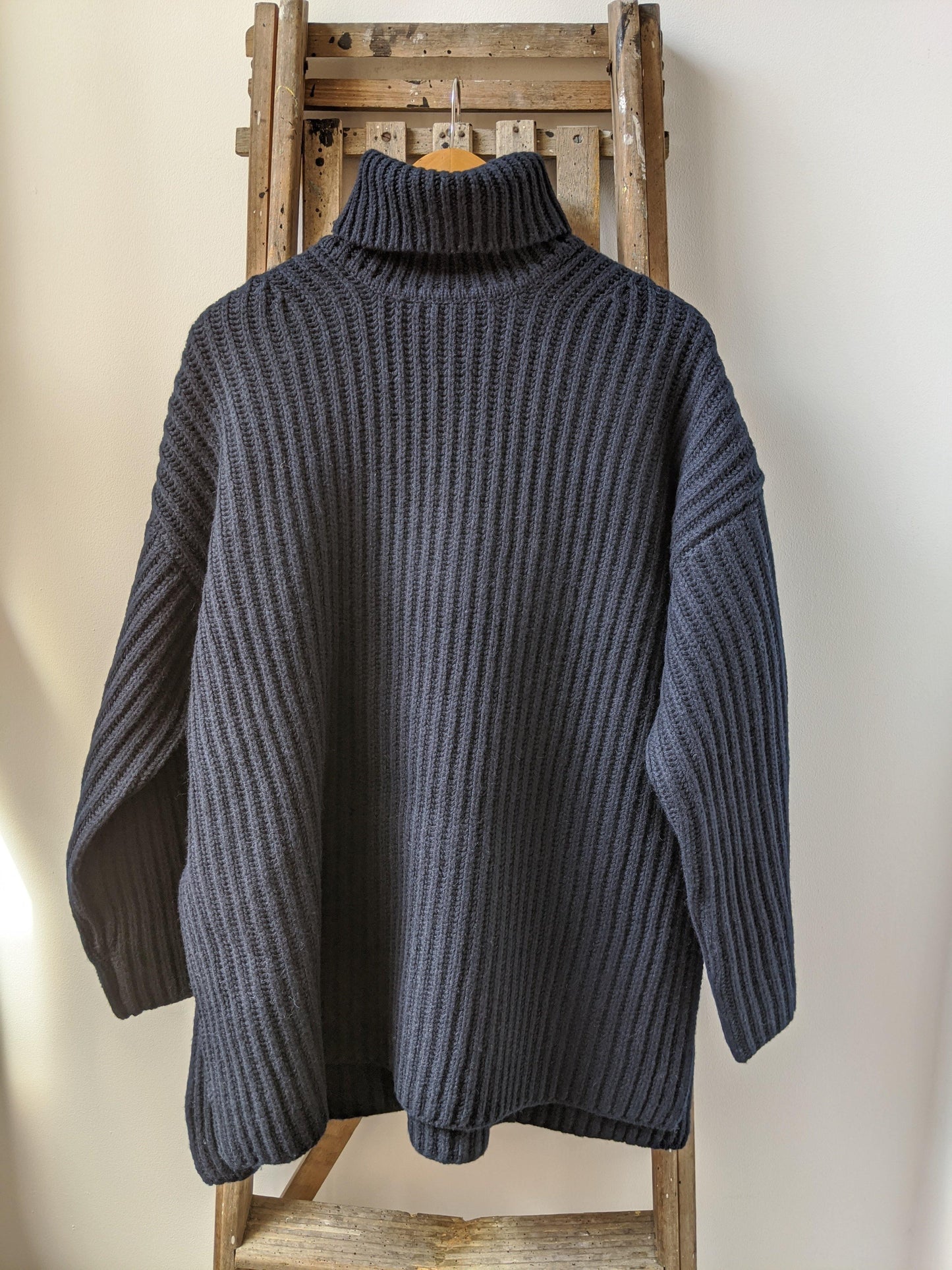 Samsoe Samsoe - Keiko Navy Turtleneck Jumper - 32 The Guild