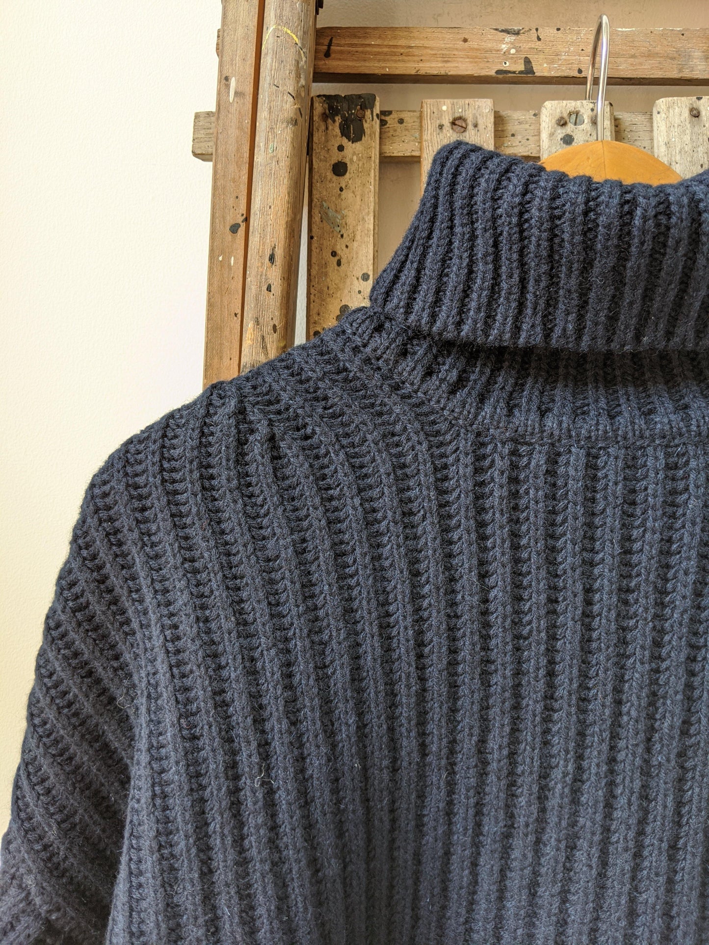 Samsoe Samsoe - Keiko Navy Turtleneck Jumper - 32 The Guild