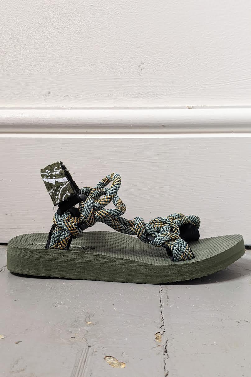 Arizona Love - Khaki Rope Trekky Sandals - 32 The Guild