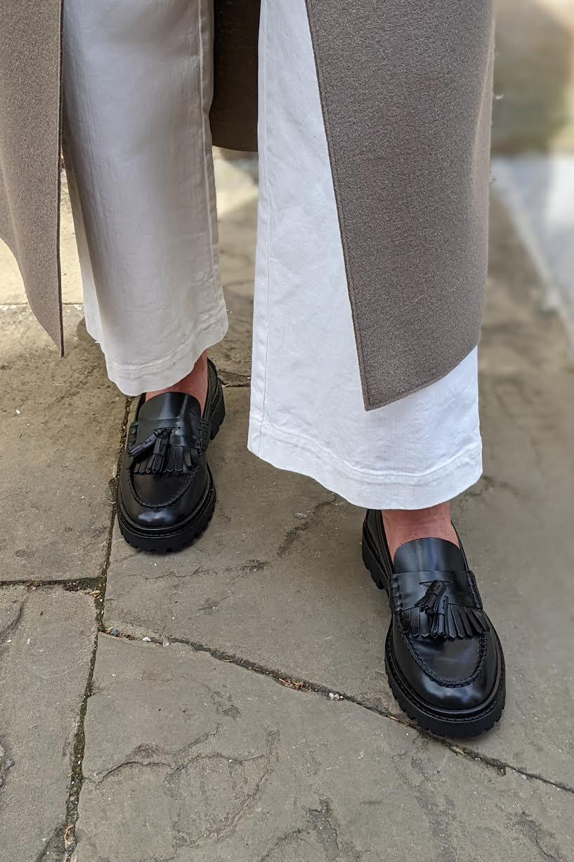 Masscob - Leone Ecru Wide-Leg Trousers - 32 The Guild