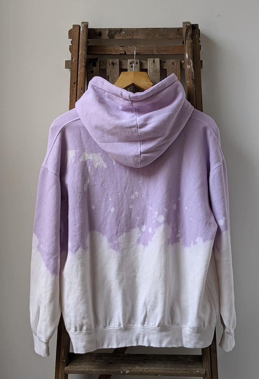 La Detresse - Lilac Acid Wash Hooded Sweatshirt - 32 The Guild