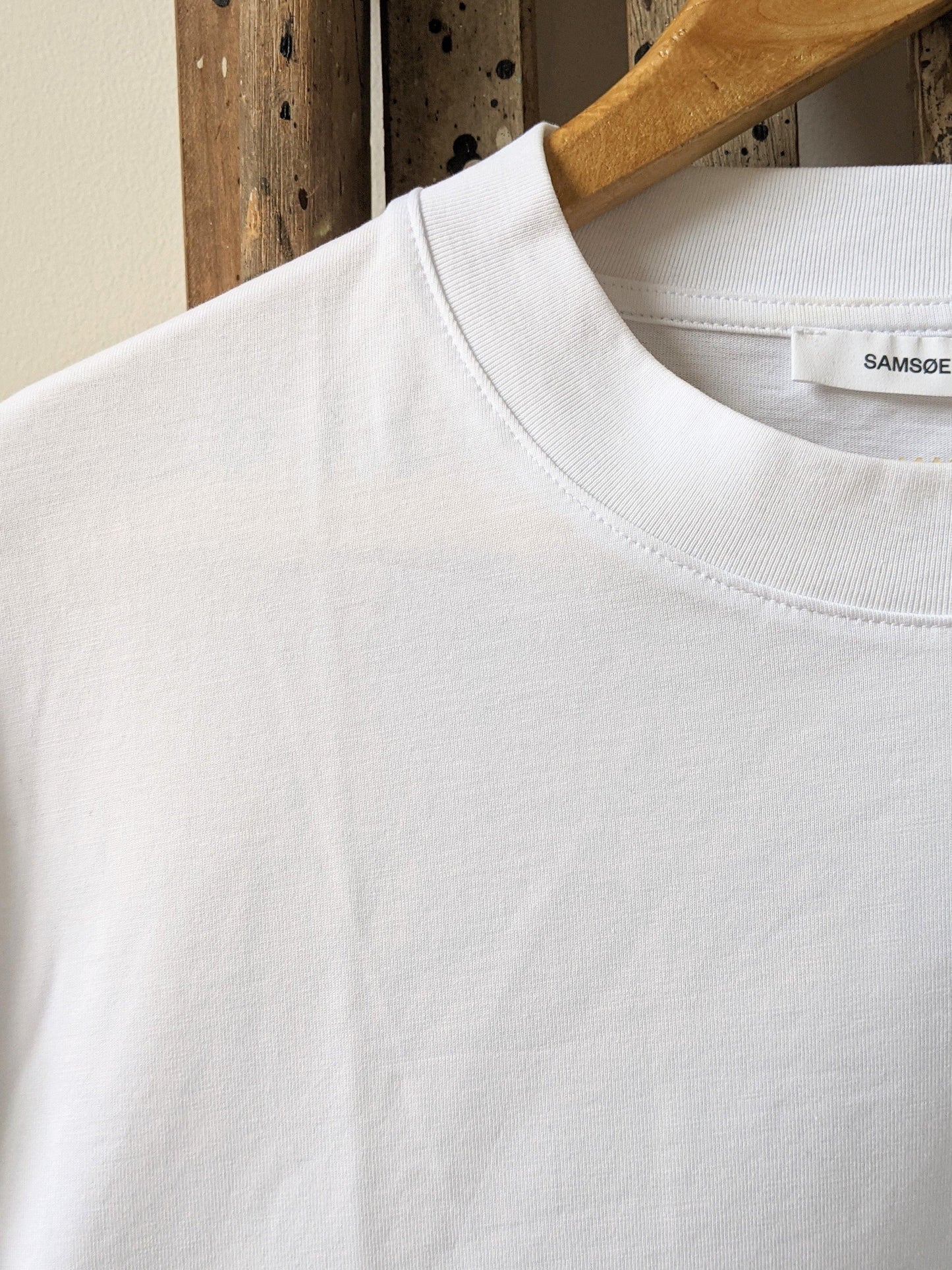 samsoe samsoe lionelle white t-shirt