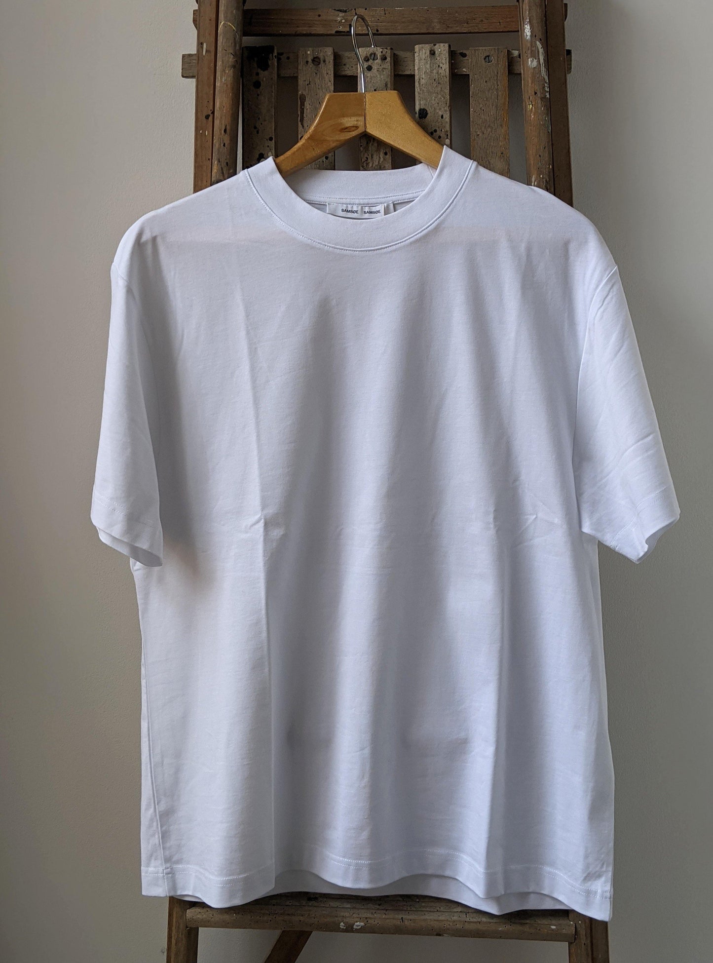samsoe samsoe lionelle white t-shirt