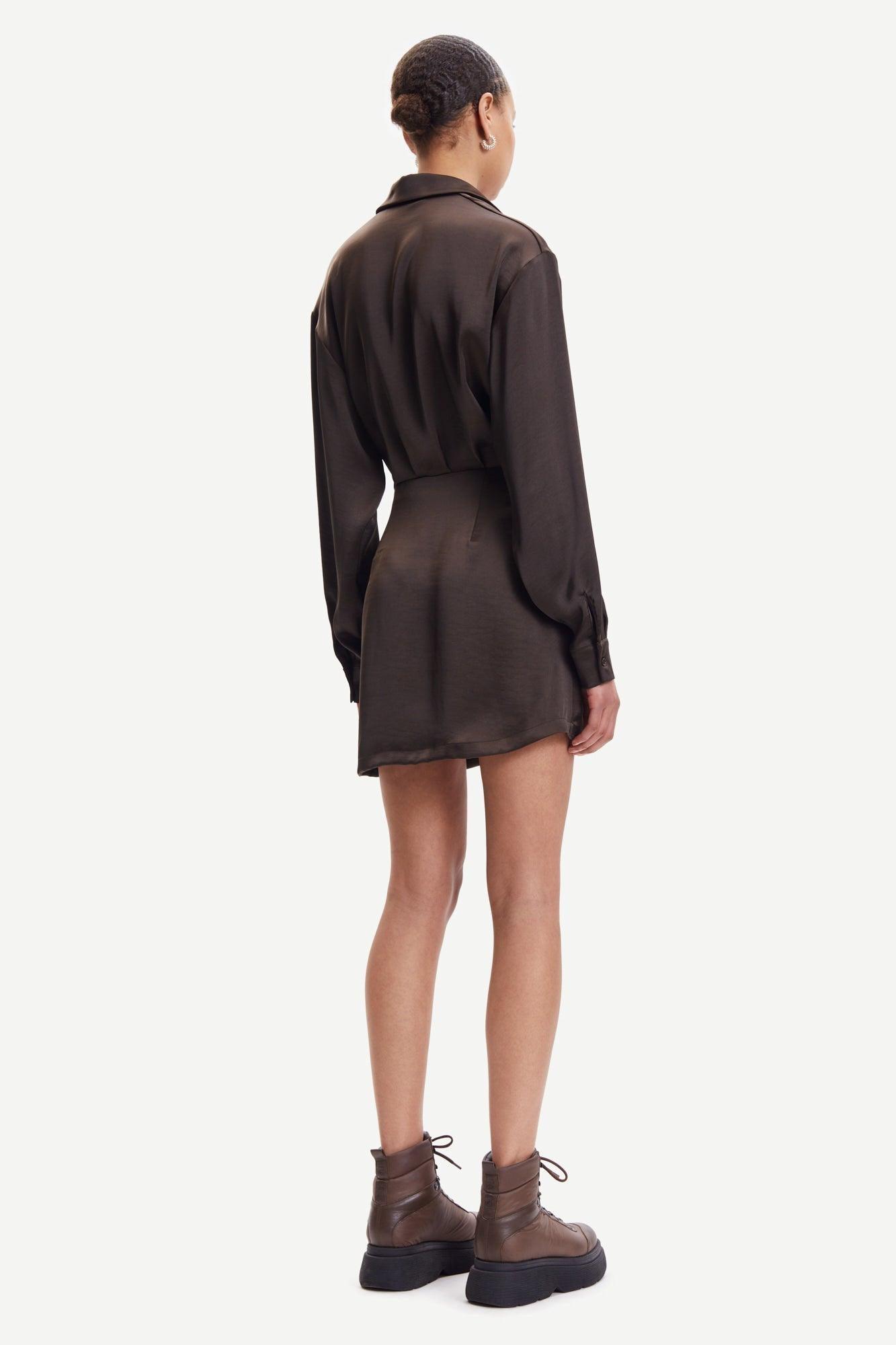 Samsoe Samsoe - Liza Espresso Shirt Dress - 32 The Guild