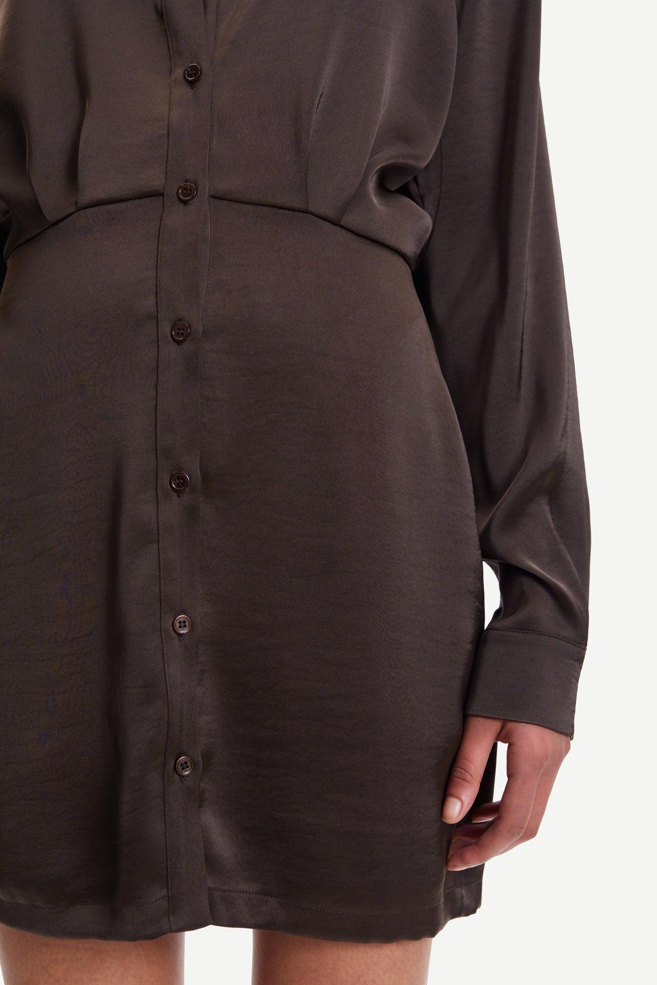 Samsoe Samsoe - Liza Espresso Shirt Dress - 32 The Guild