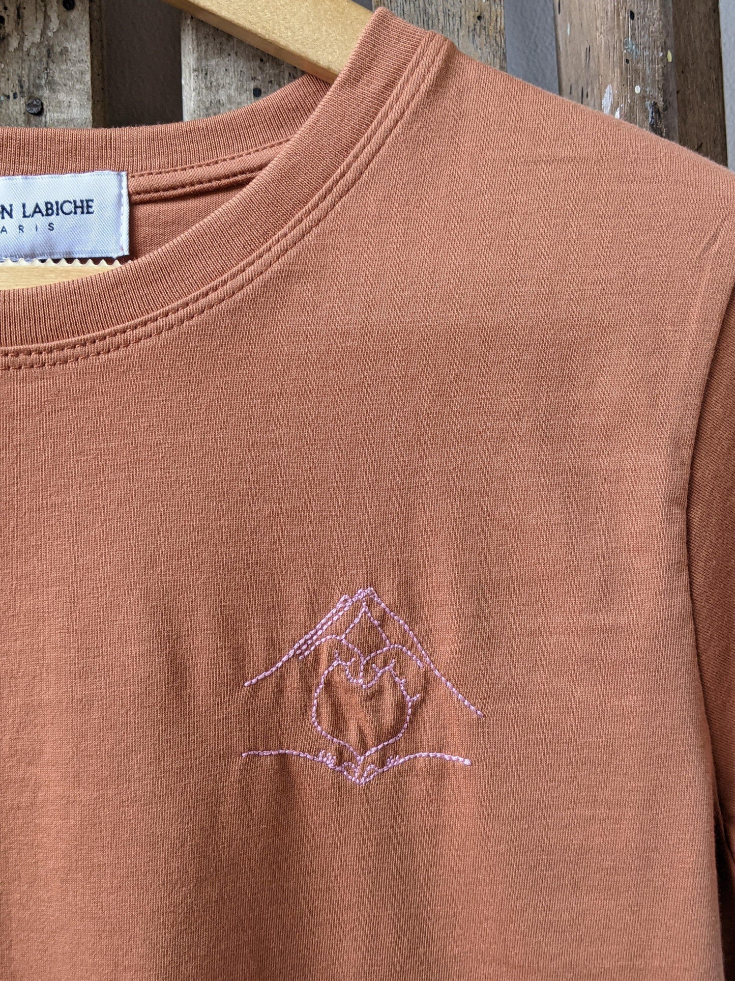Maison La Biche - Love Hands Saffron T-Shirt - 32 The Guild