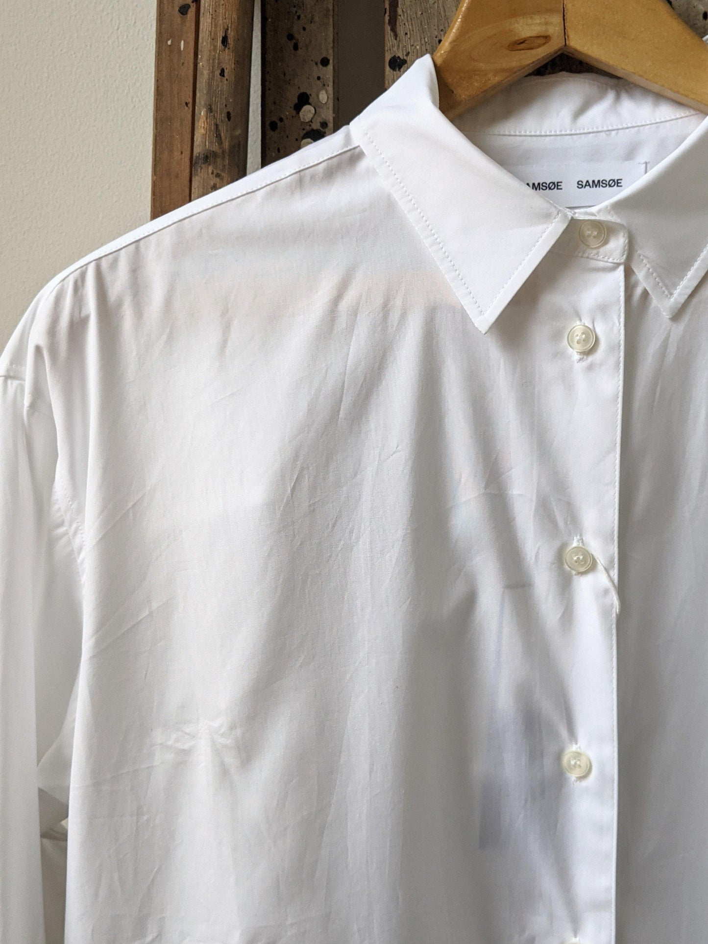 Samsoe Samsoe - Luana White Shirt Dress - 32 The Guild