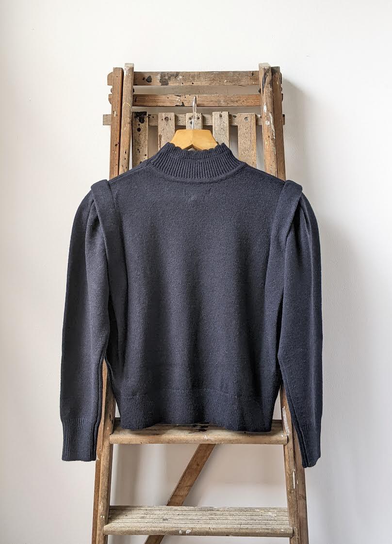 Isabel Marant Etoile - Lucile Navy Knit - 32 The Guild