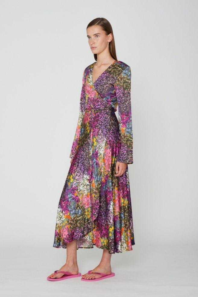 Rotate - Magna Very Berry Wrap Dress - 32 The Guild