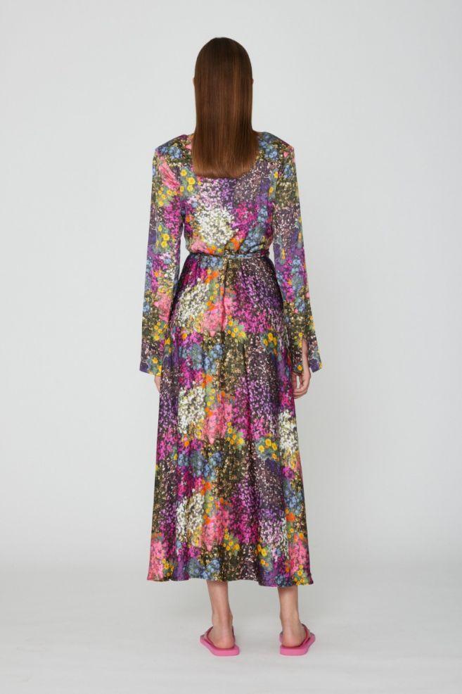 Rotate - Magna Very Berry Wrap Dress - 32 The Guild