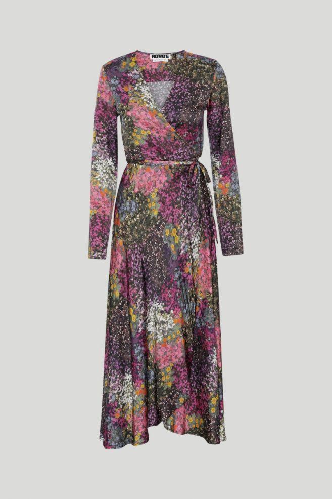 Rotate - Magna Very Berry Wrap Dress - 32 The Guild