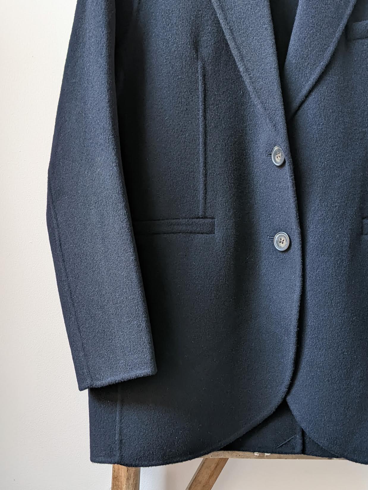 Vanessa Bruno - Marc Marine Soft Wool Jacket - 32 The Guild