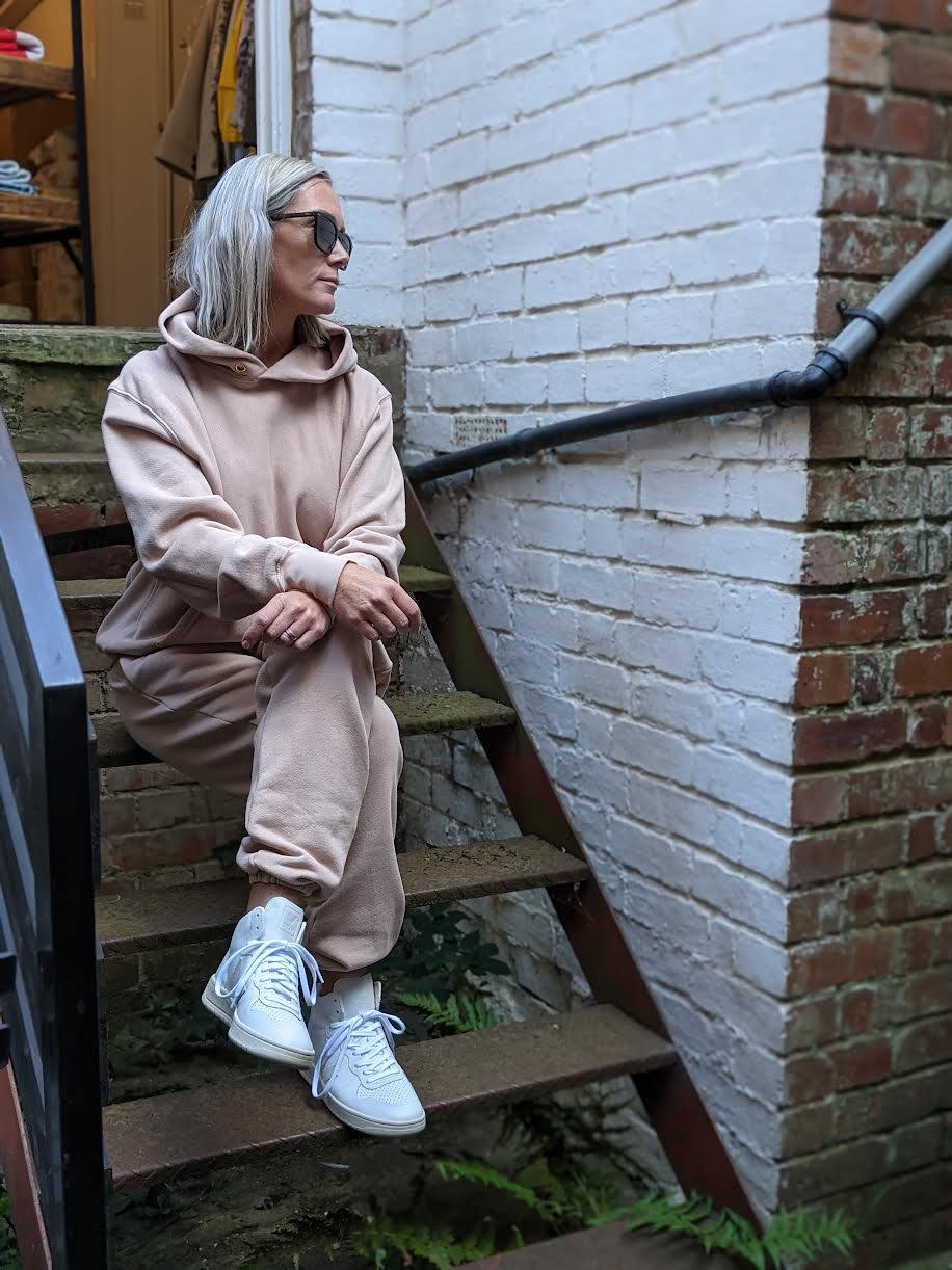 Les Tien - Mauve Hooded Sweatshirt - 32 The Guild