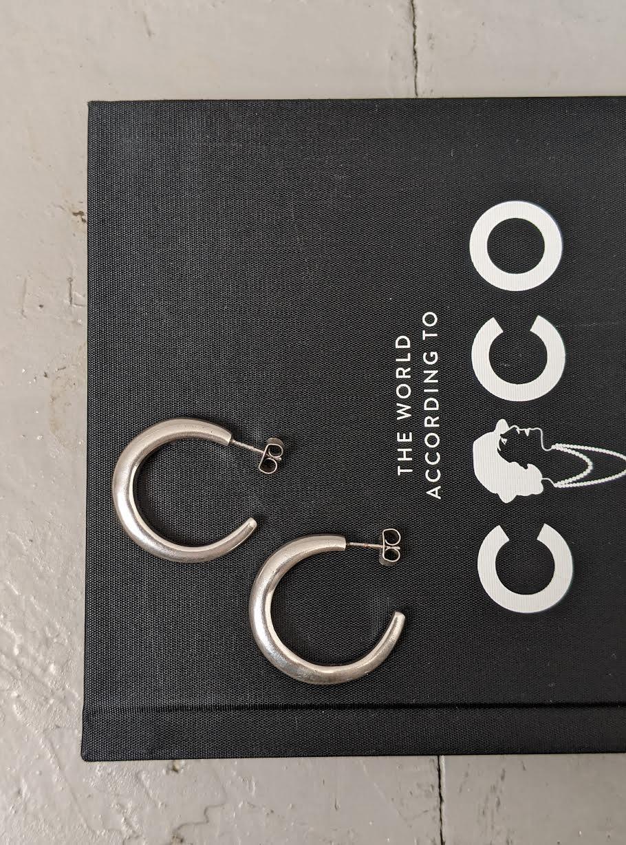 Isabel Marant Etoile - Medium Silver Hoop Earrings - 32 The Guild