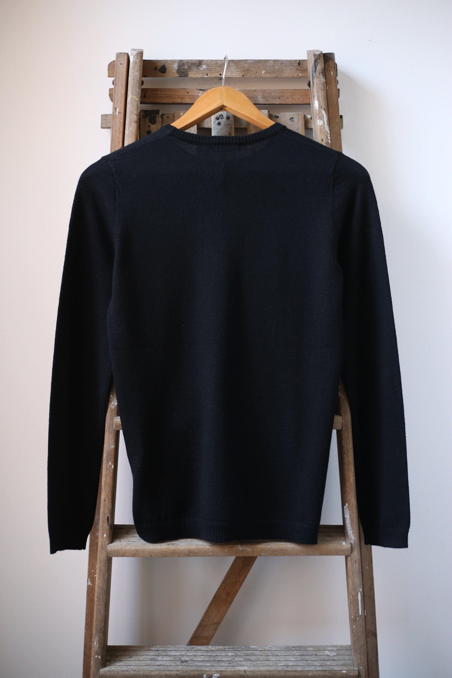 Metallic Myth Black Merino Jumper - 32 The Guild