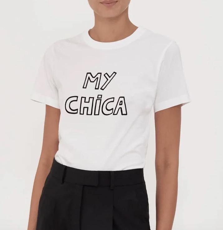 bella freud my chica white t-shirt