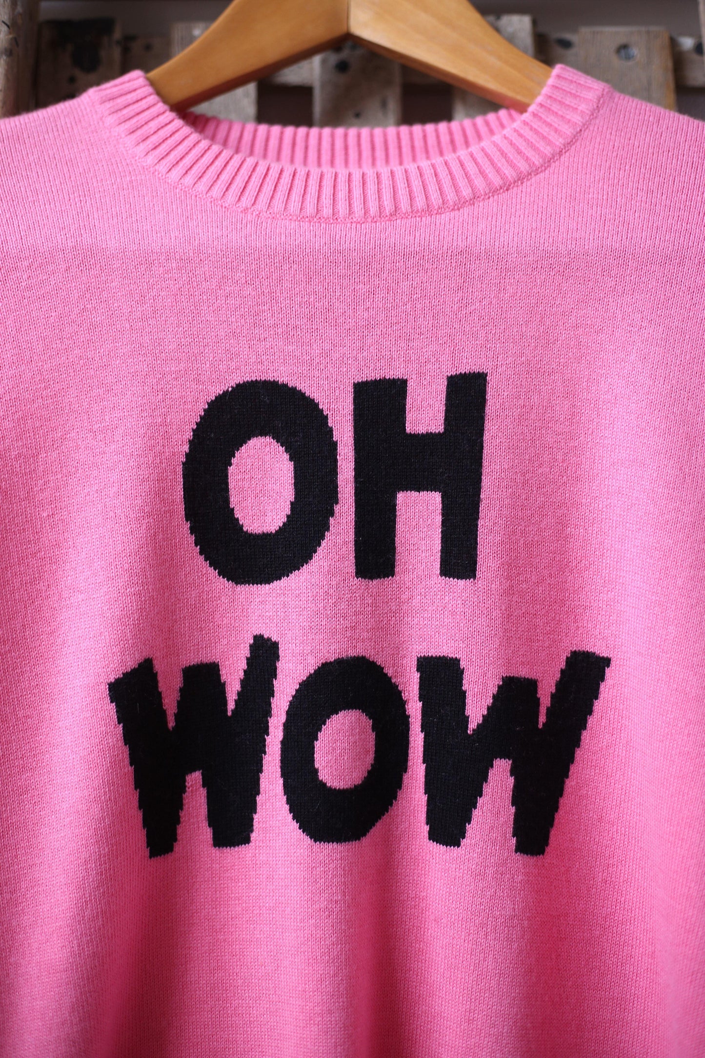 Bella Freud - Oh Wow Pink Jumper - 32 The Guild