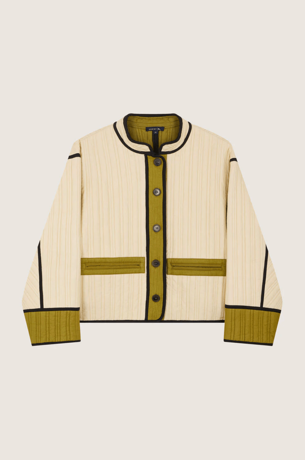 Soeur - Patchouli Tricolour Cotton Voile Jacket - 32 The Guild