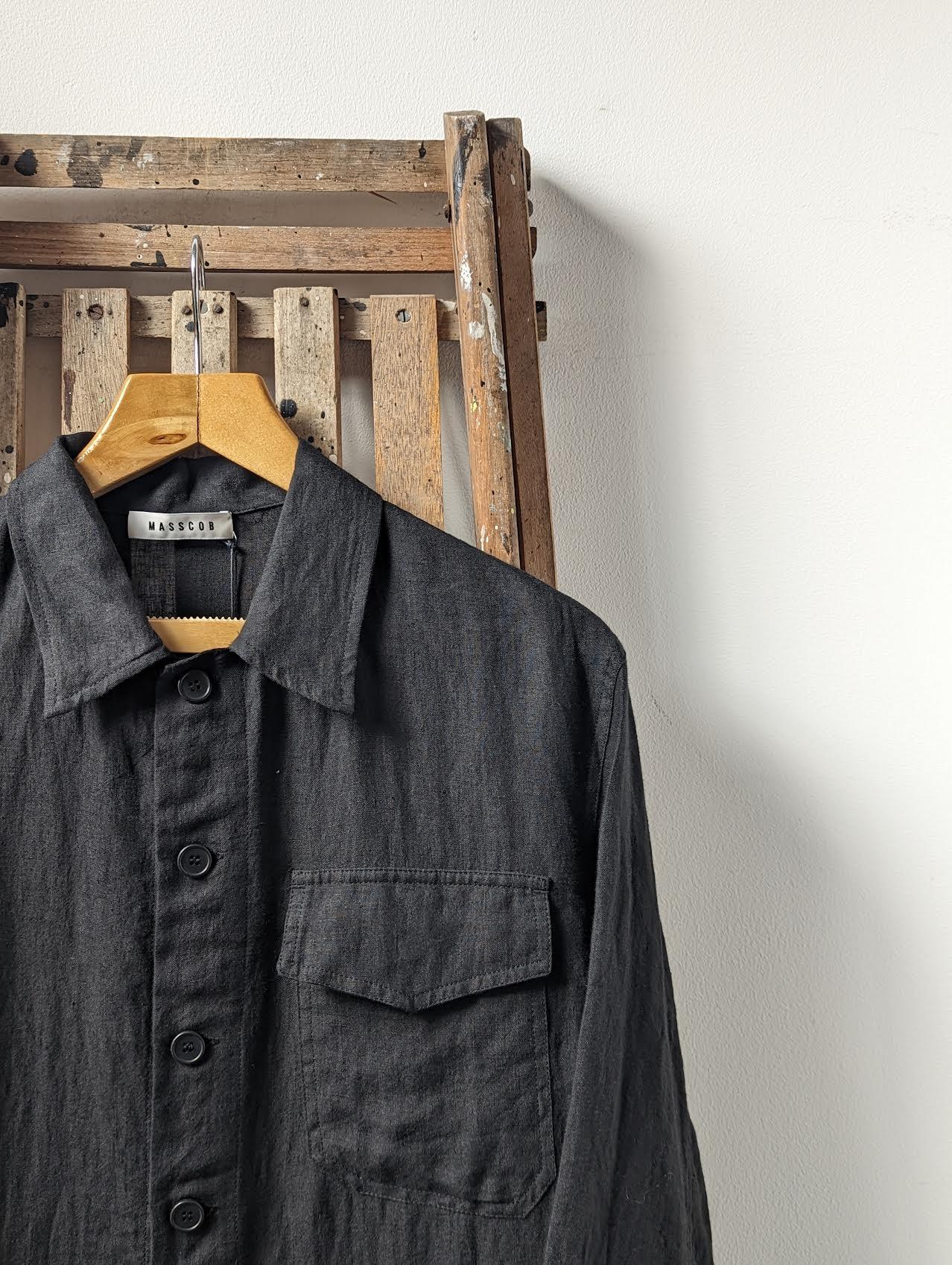 Masscob - Peniche Black Linen Jumpsuit - 32 The Guild