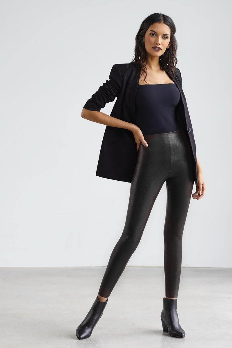 Commando Perfect Control Faux Leather Leggings In Stock At UK Tights