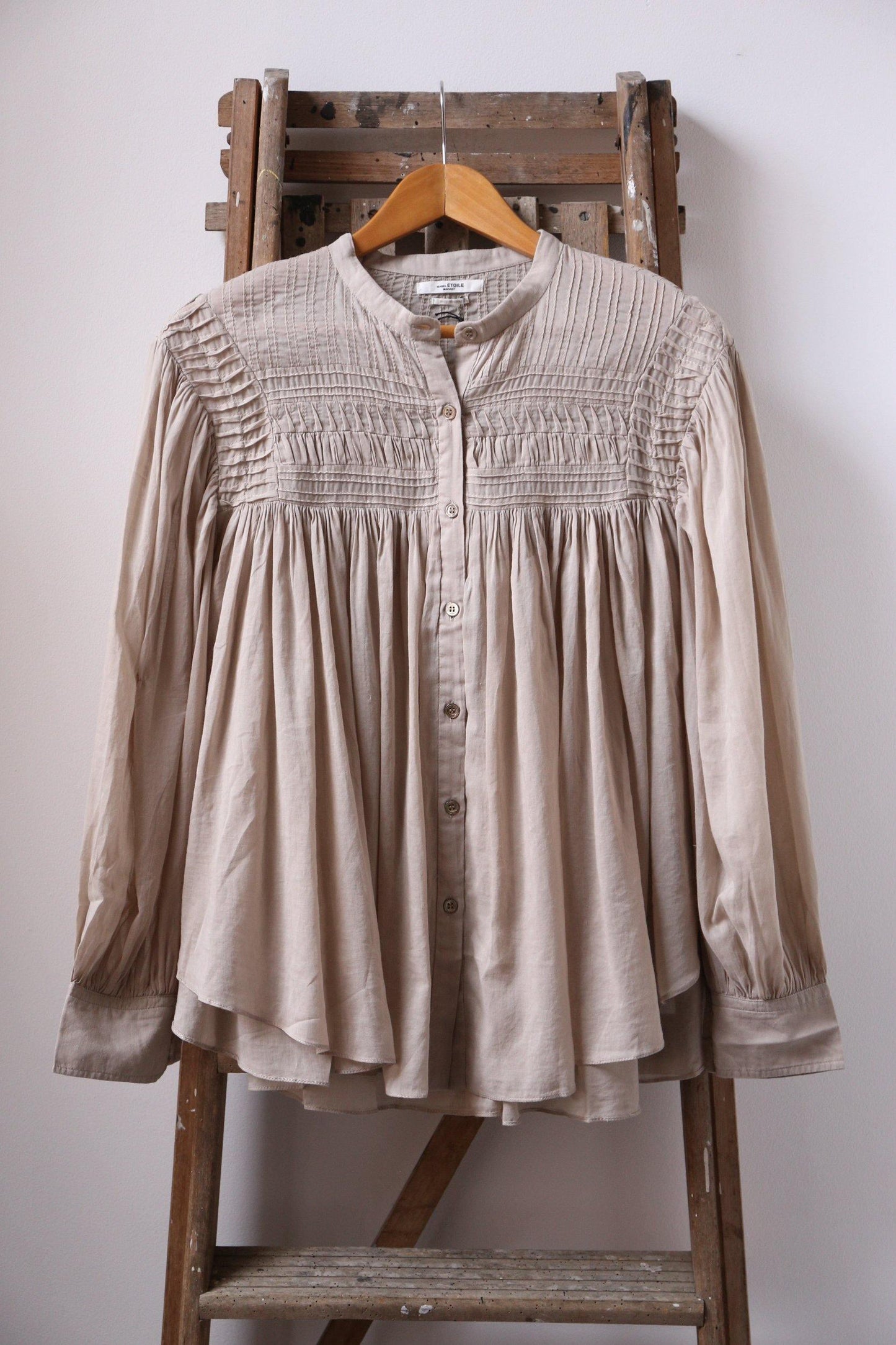isabel marant etoile plalia voile blouse