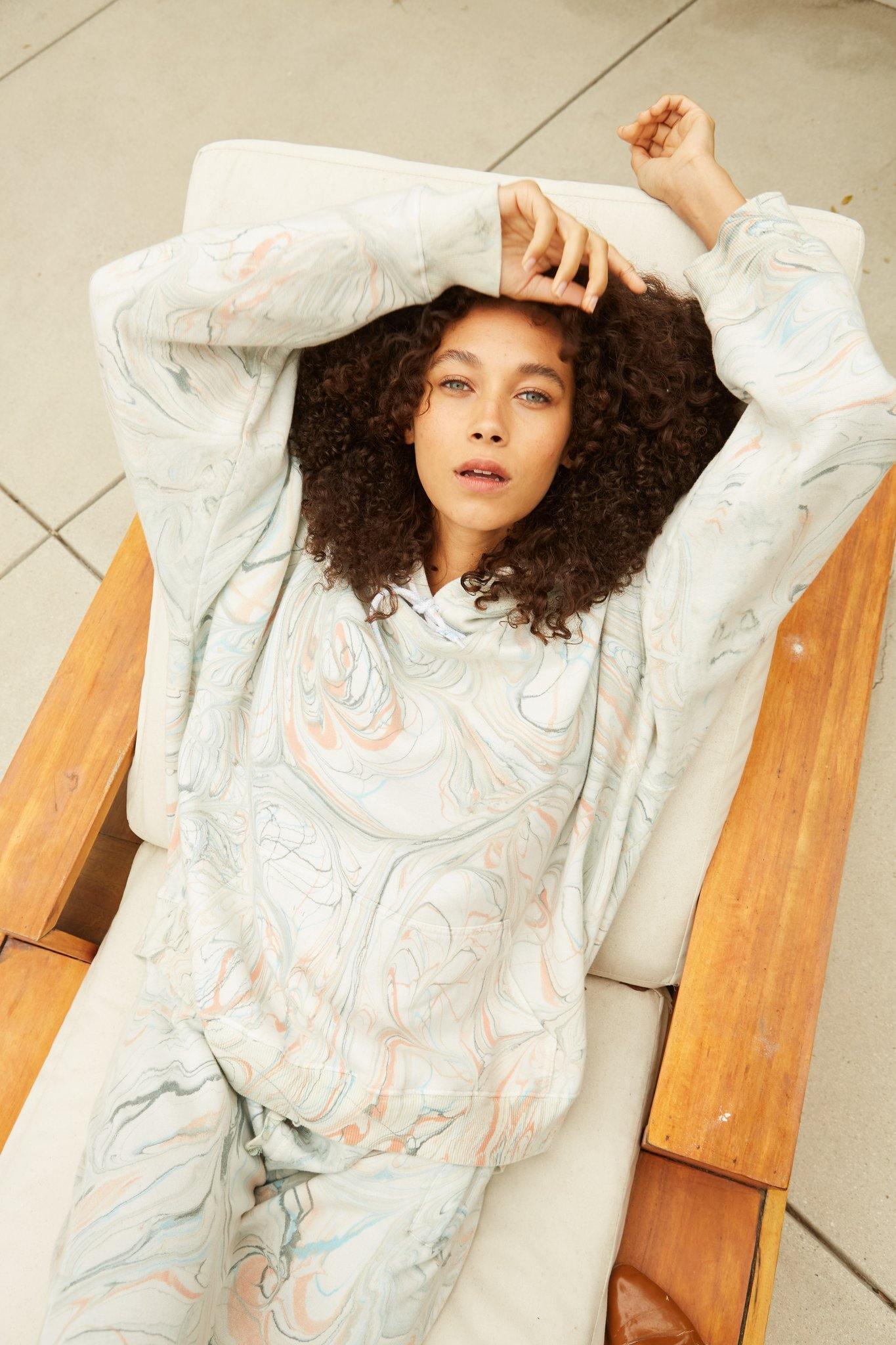 La Detresse - Psychedelic Opal Hooded Sweatshirt - 32 The Guild