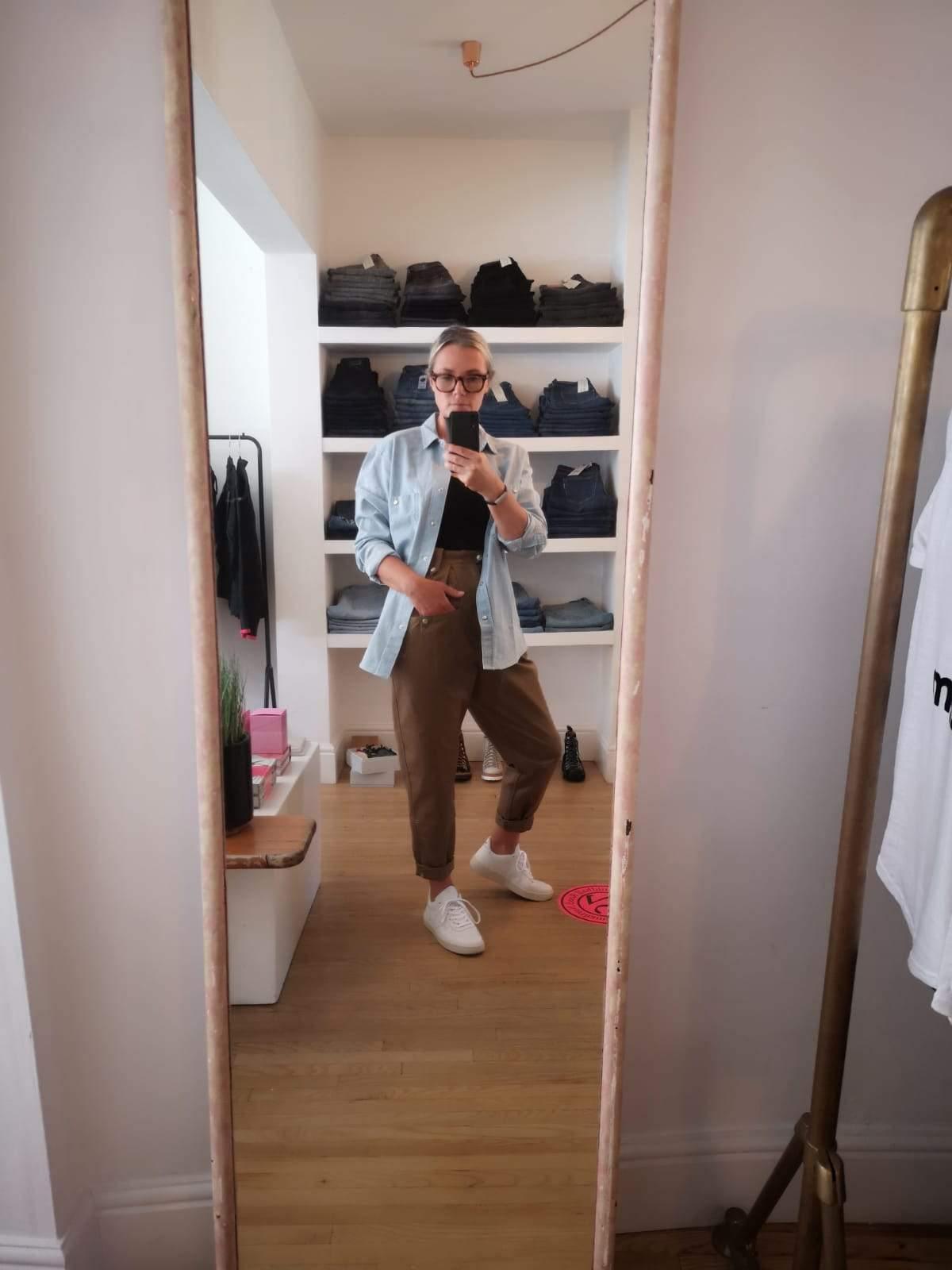 Isabel Marant Etoile - Pulcie High Waisted Khaki Trousers - 32 The Guild