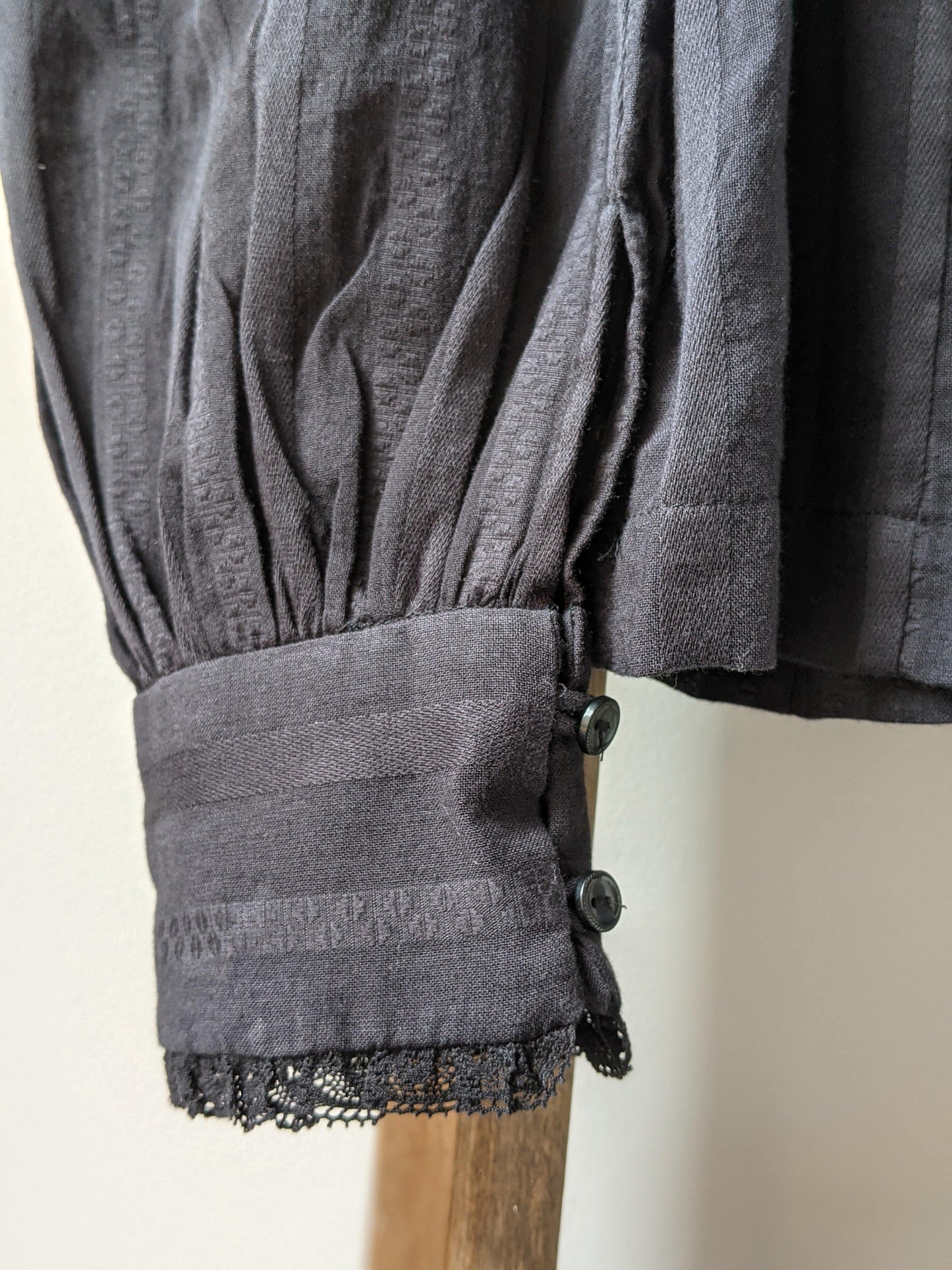 Isabel Marant Etoile - Reign Black Ruffle Blouse - 32 The Guild