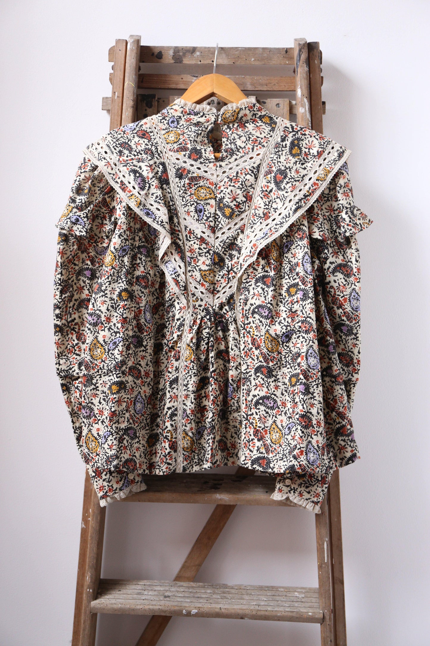 Isabel Marant Etoile - Reign Ecru Paisley Blouse - 32 The Guild