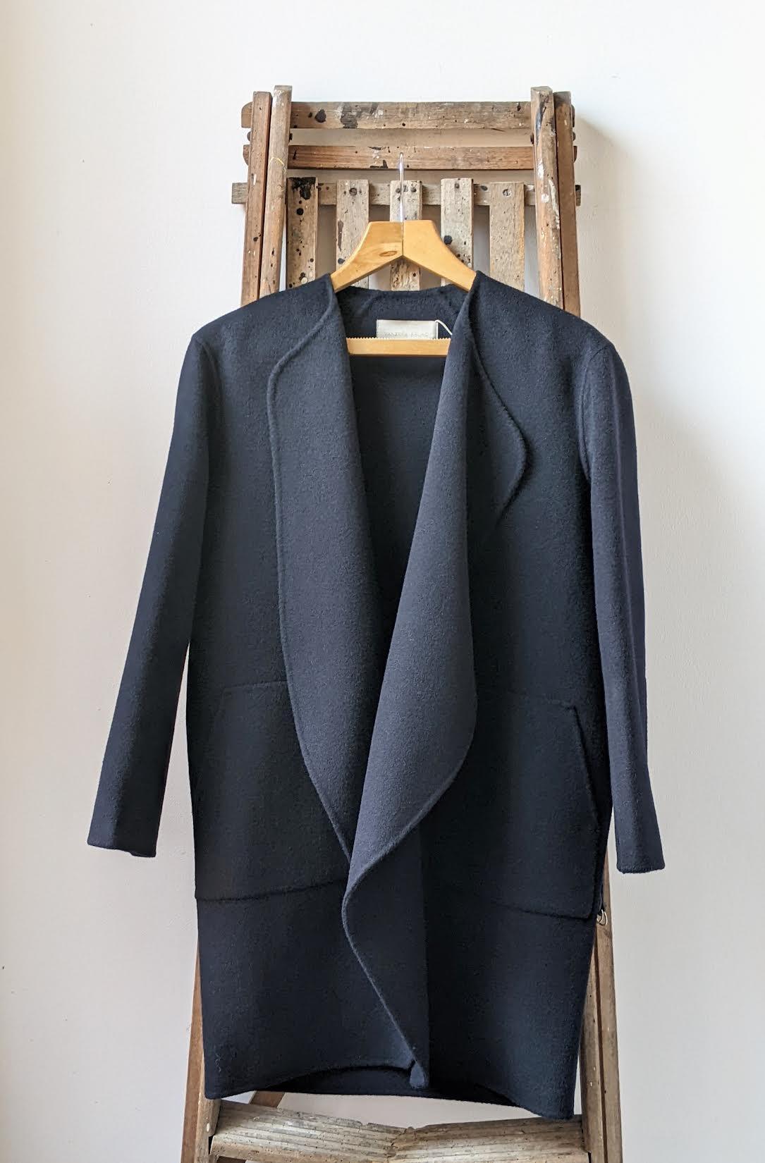Vanessa Bruno - Rino Marine Soft Wool Belted Jacket - 32 The Guild