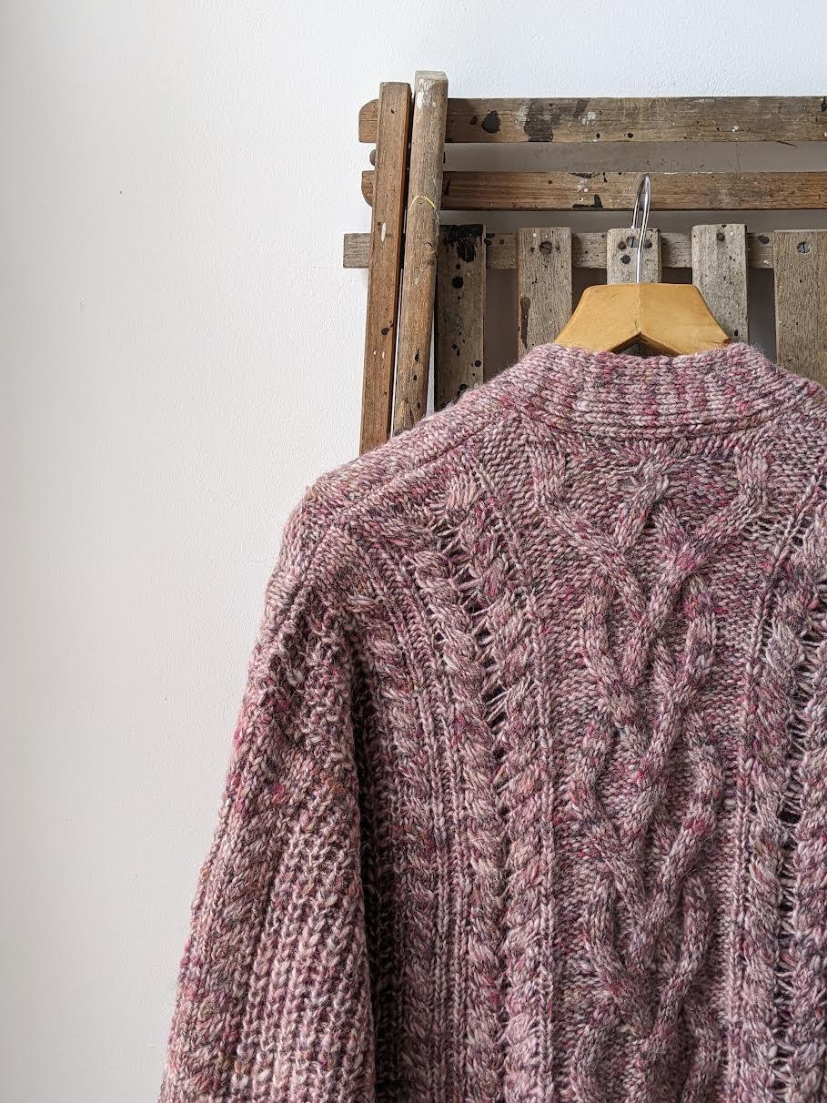 Isabel Marant Etoile - Roswelly Pink Cable Knit Cardigan - 32 The Guild