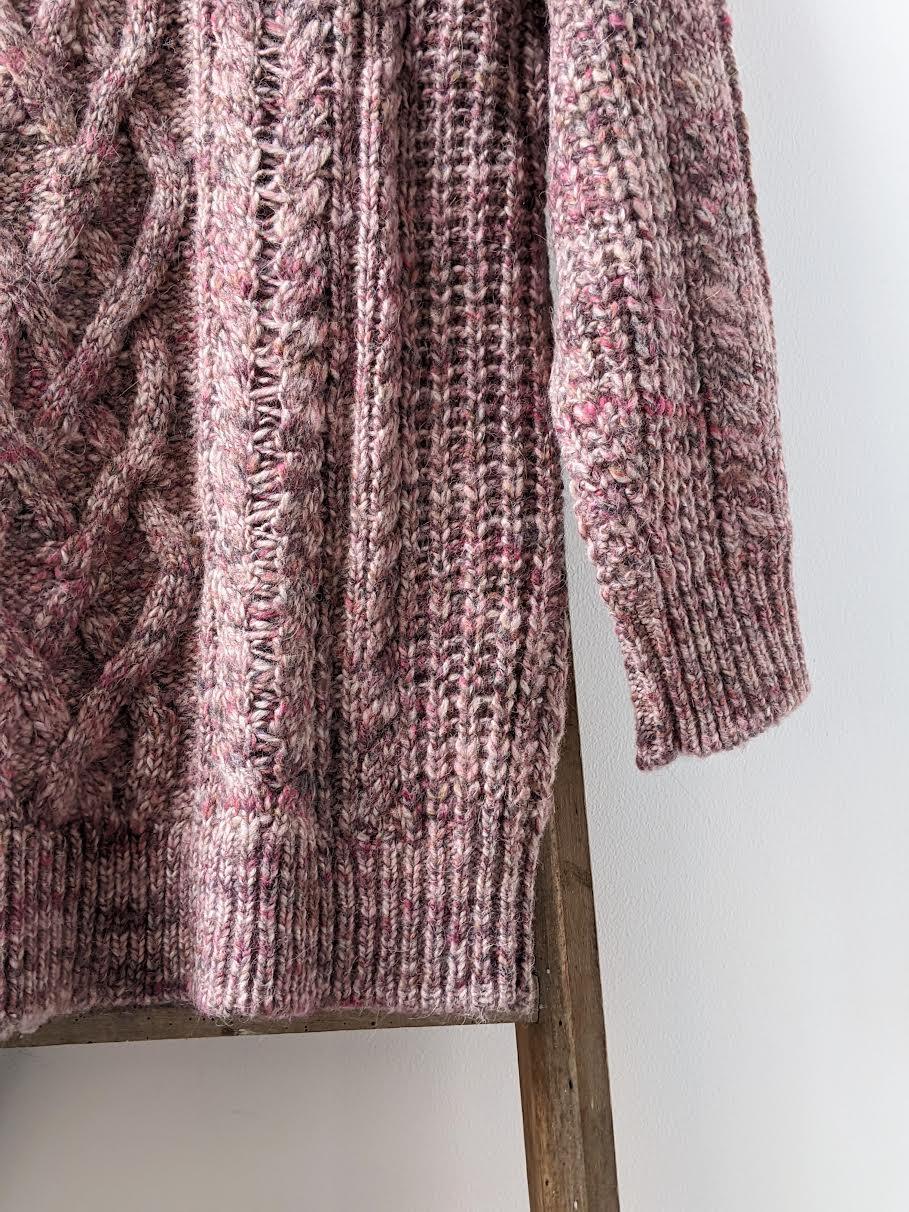 Isabel Marant Etoile - Roswelly Pink Cable Knit Cardigan - 32 The Guild