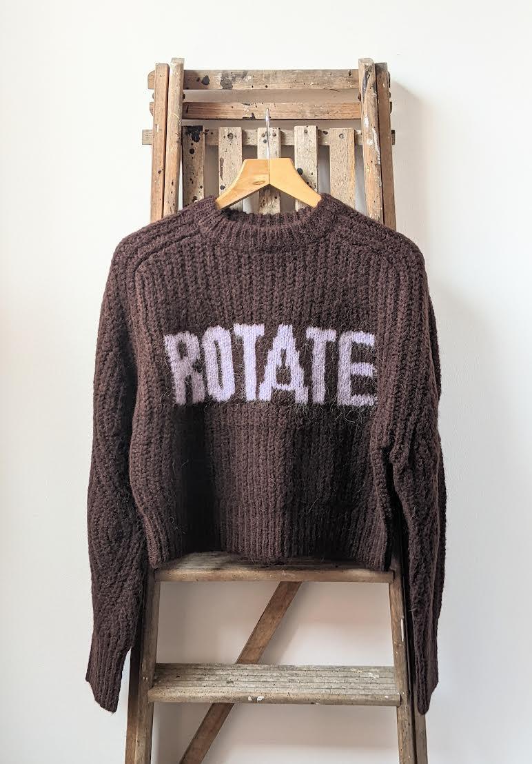 Rotate - Rotate Shandy Chocolate Knit - 32 The Guild