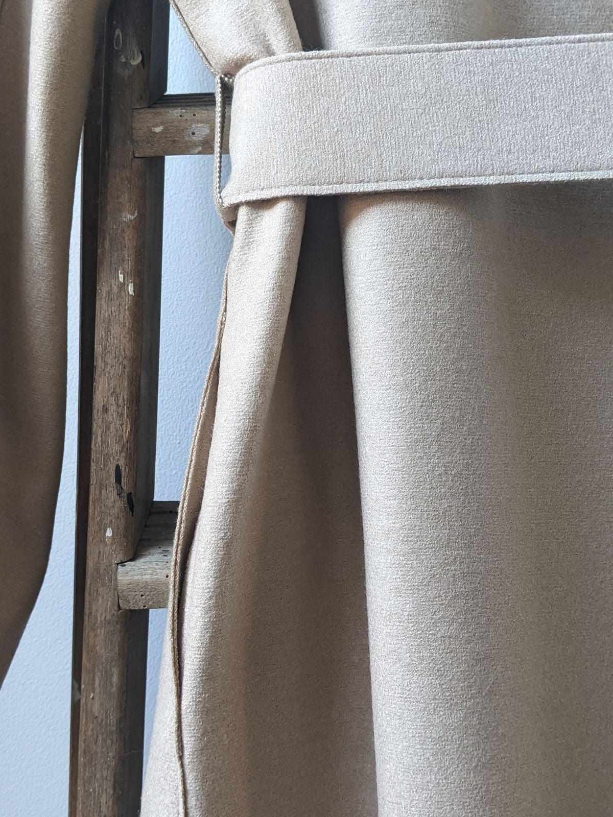 Harris Wharf - Sand Belted Trench Coat - 32 The Guild