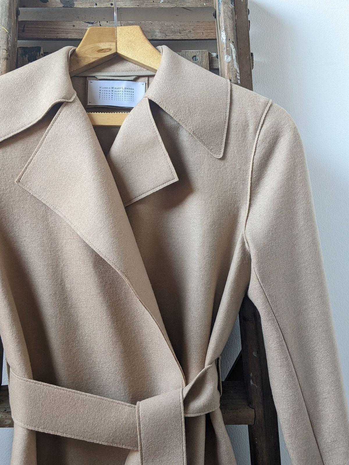 Harris Wharf - Sand Belted Trench Coat - 32 The Guild
