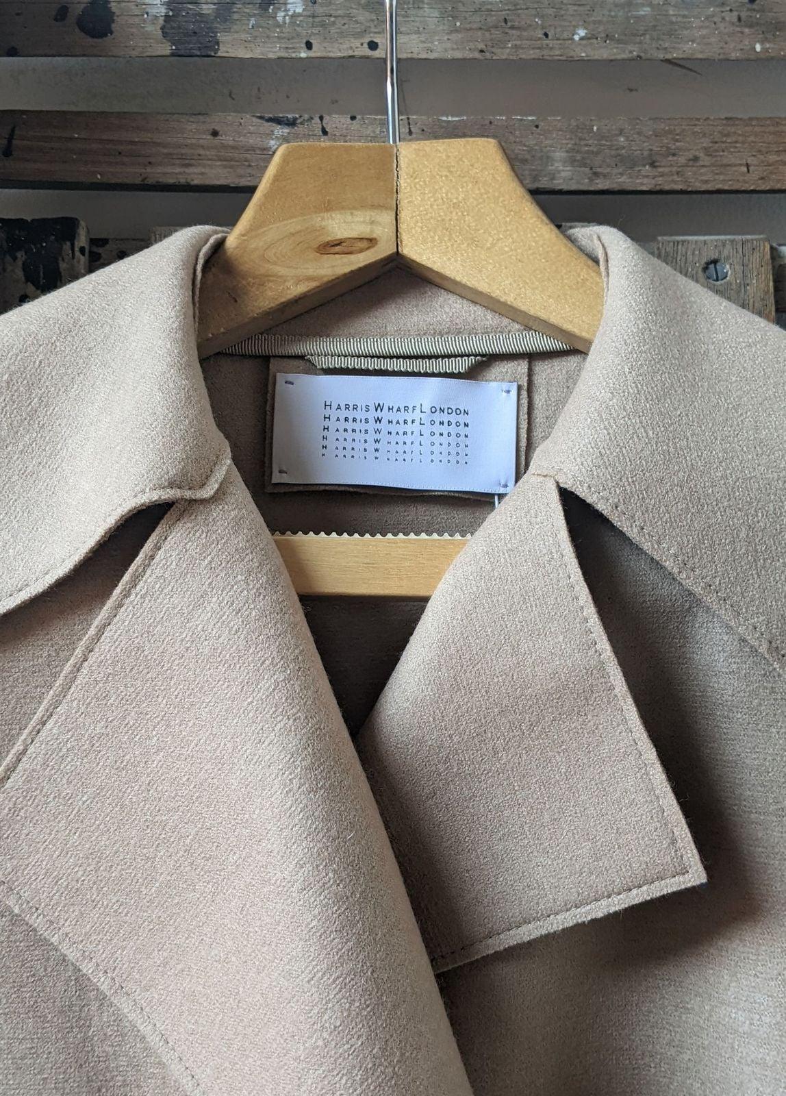 Harris Wharf - Sand Belted Trench Coat - 32 The Guild