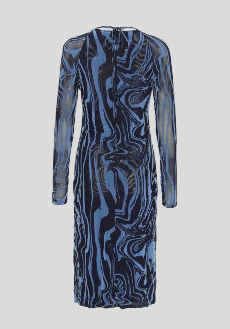Rotate - Savica Regatta Blue Dress - 32 The Guild