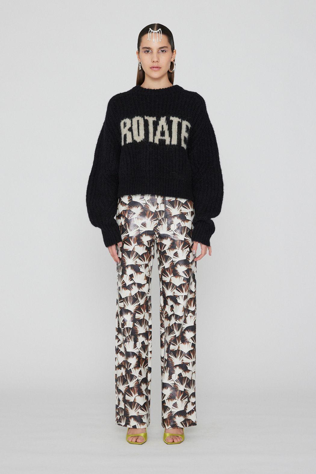 Rotate Remain - Shandy Black Logo Knit - 32 The Guild