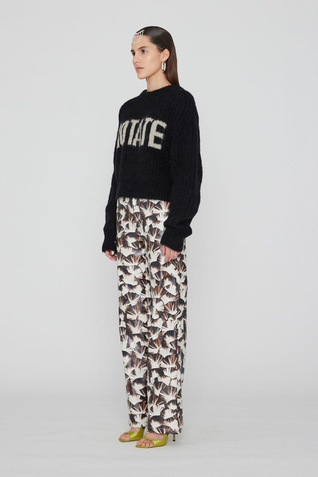 Rotate Remain - Shandy Black Logo Knit - 32 The Guild