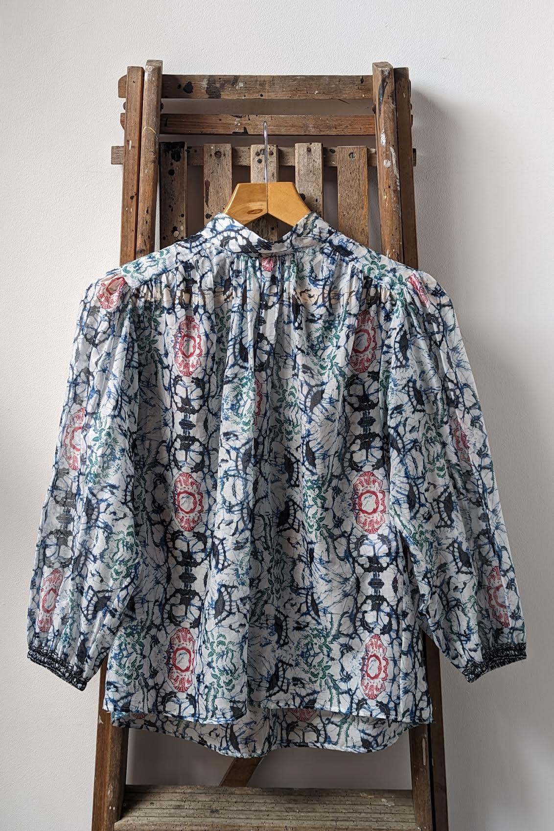 Masscob - Silvana Sea Swirl Blouse - 32 The Guild
