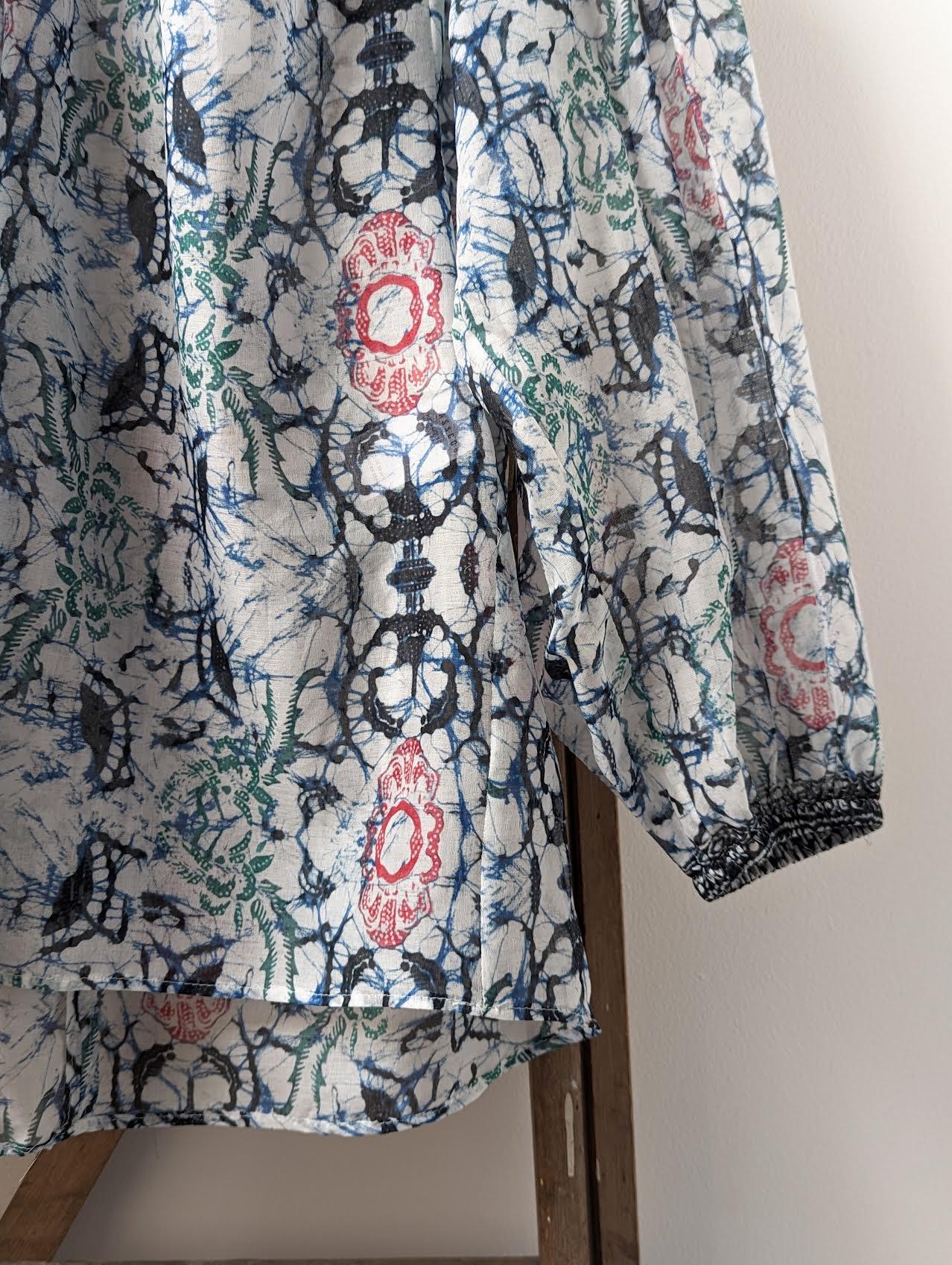 Masscob - Silvana Sea Swirl Blouse - 32 The Guild