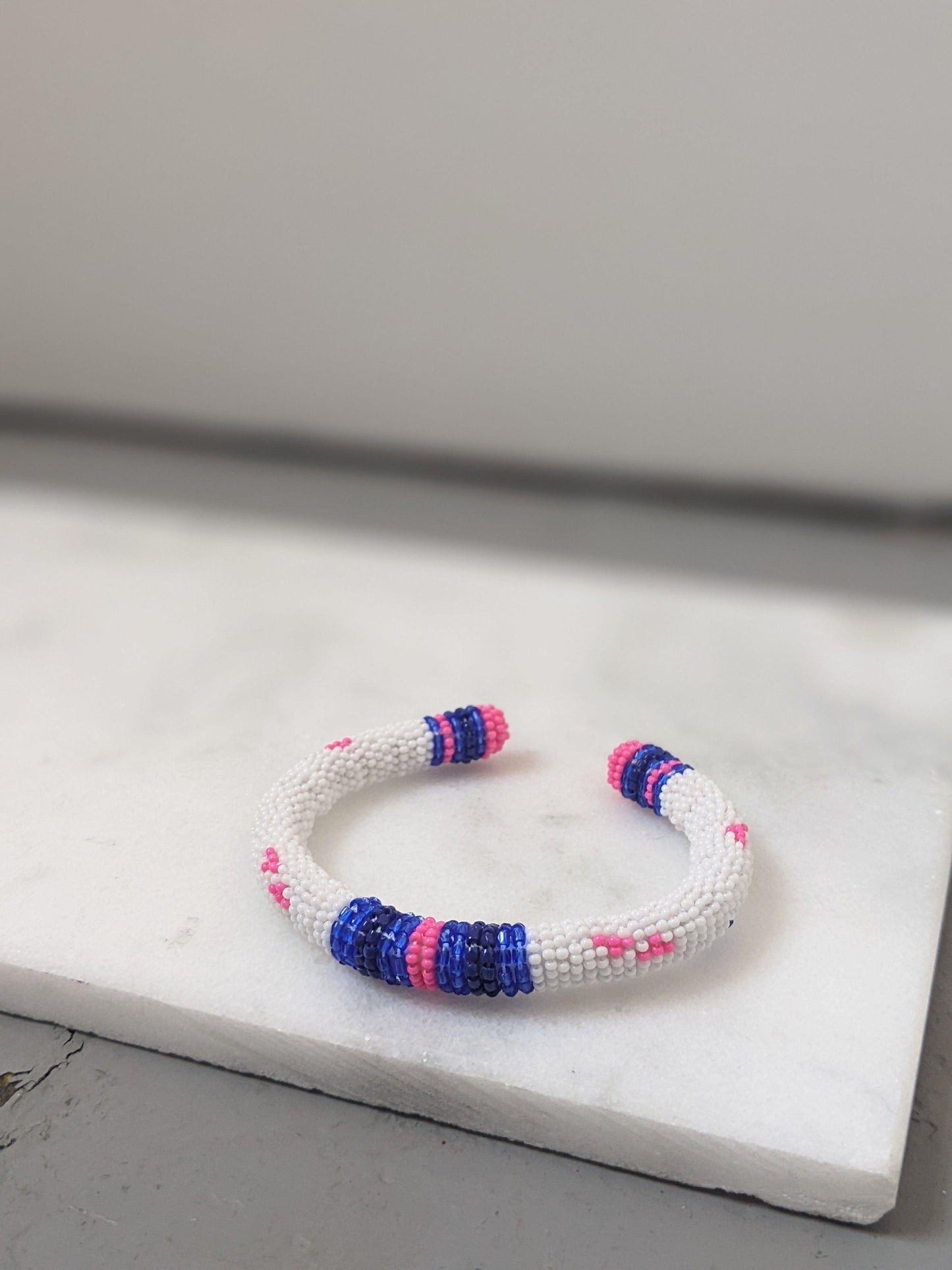 Isabel Marant Etoile - Sora Pink Beaded Cuff - 32 The Guild